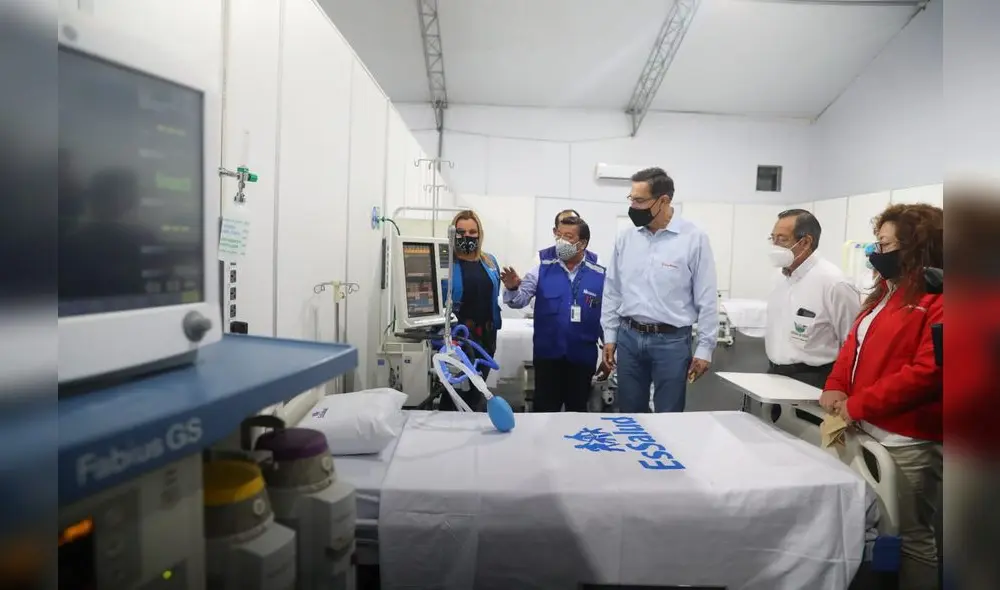 Presidente Martín Vizcarra supervisó entrega de 50 camas en Villa EsSalud en Madre de Dios. (Foto: Presidencia Perú) Presidente Martín Vizcarra supervisó entrega de 50 camas en Villa EsSalud en Madre de Dios. (Foto: Presidencia Perú)