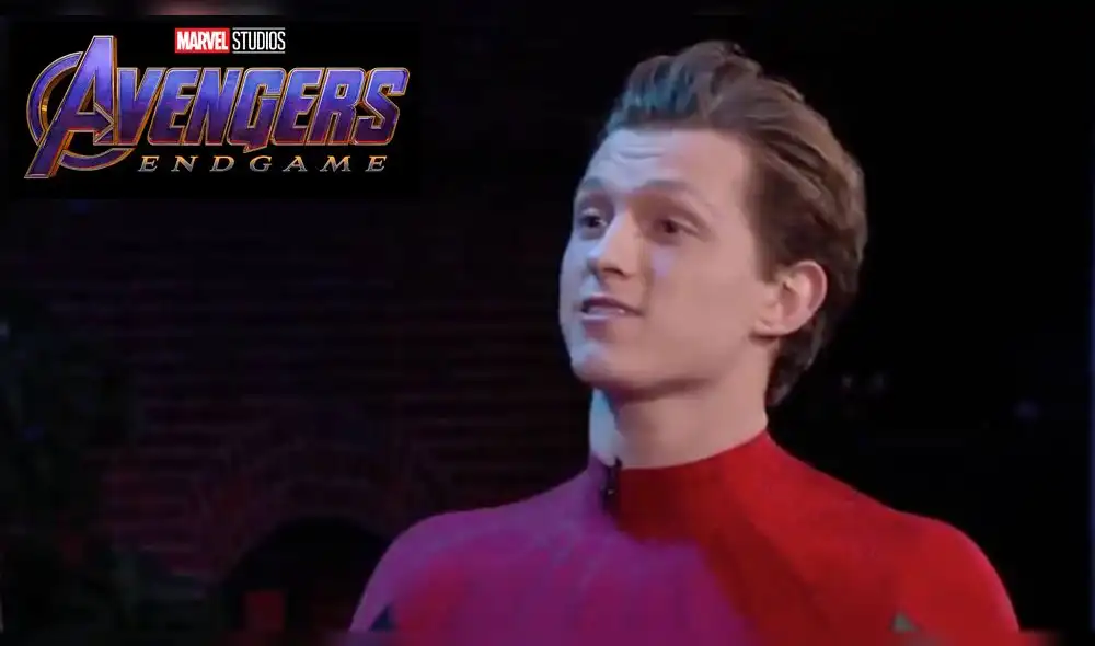 Avengers: Endgame: Tom Holland fue timado para que no suelte spoilers