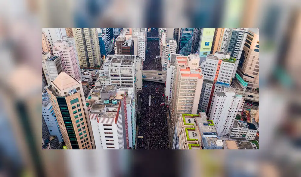 Cerca de dos millones protestaron en Hong Kong contra ley de extradición a China
