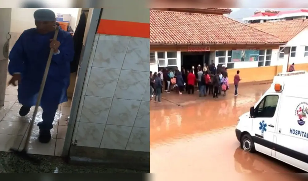 Hospital de Cusco se inundó. Hospital de Cusco se inundó.