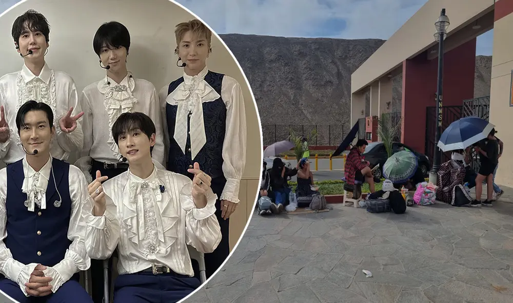 Por tercera vez en Perú. Super Junior cantará para sus fans en Lima el 11 de febrero del 2023 en el campo del estadio de San Marcos. Foto: composición LR/ Paolo Zegarra / SM