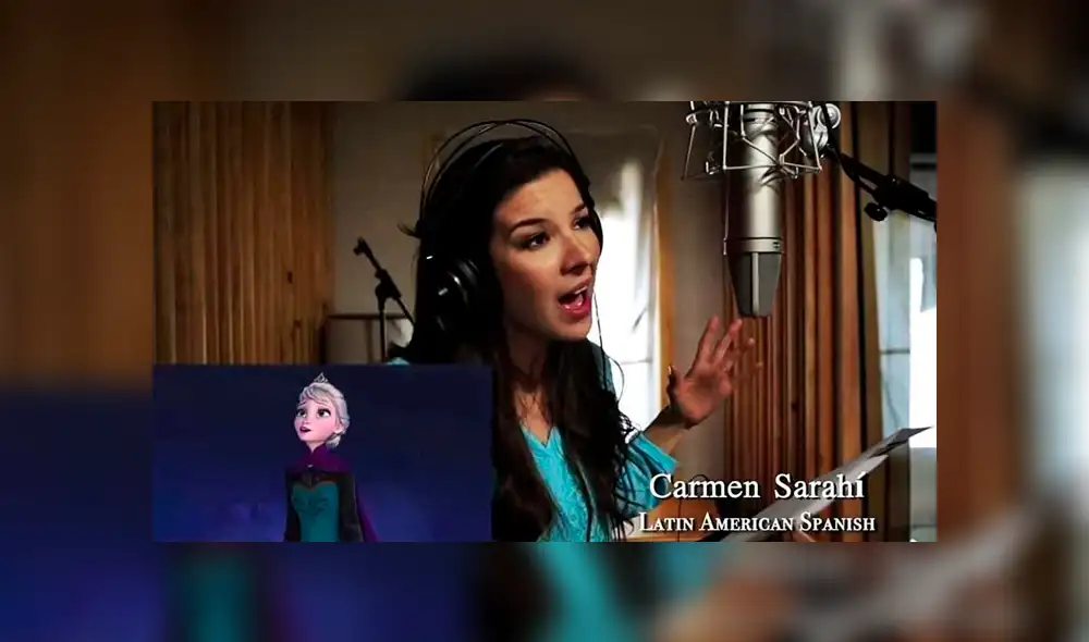 Carmen Sarahí tiene 37 años e interpreta a 'Elsa' desde la primera entrega de 'Frozen'. (Foto: Reforma)