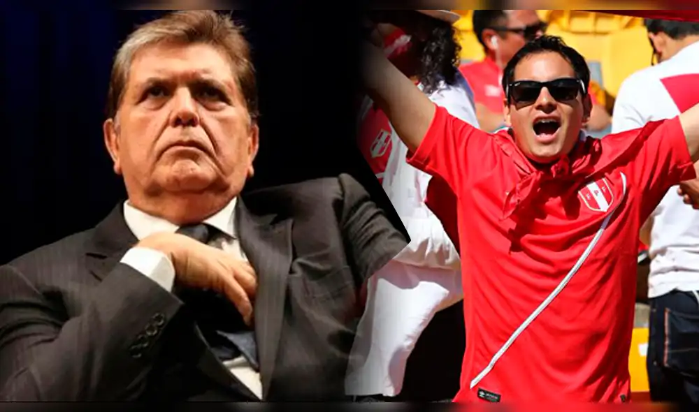 Perú vs Alemania: hincha se burla de Alan García con este letrero [FOTO]