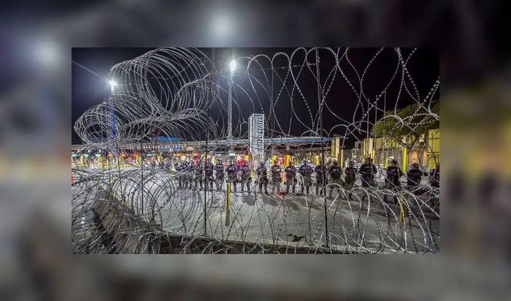 Roban alambre con púas colocado en frontera de EE.UU. con México y lo venden a bajo costo Roban alambre con púas colocado en frontera de EE.UU. con México y lo venden a bajo costo