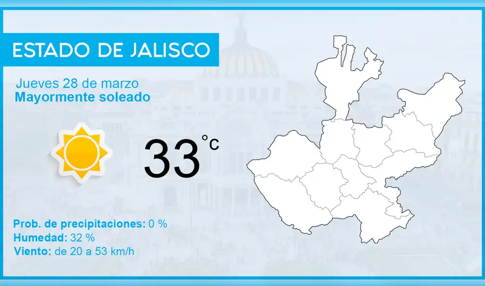 Clima en México: pronóstico del tiempo hoy, jueves 28 de marzo de 2019