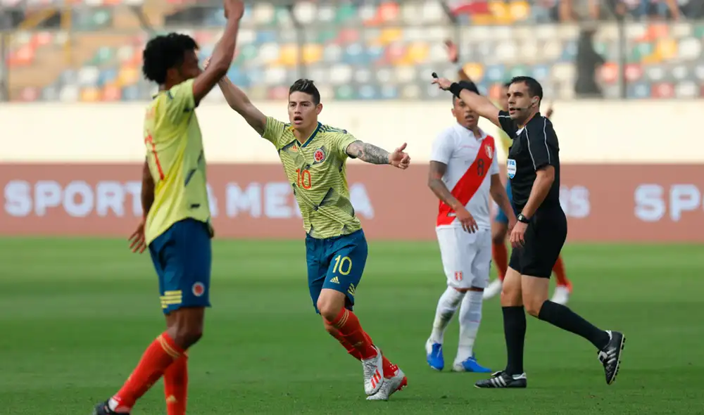 James Rodríguez se lesionó en una de sus rodillas y no jugará el amistoso entre Perú y Colombia. | Foto: GLR James Rodríguez se lesionó en una de sus rodillas y no jugará el amistoso entre Perú y Colombia. | Foto: GLR