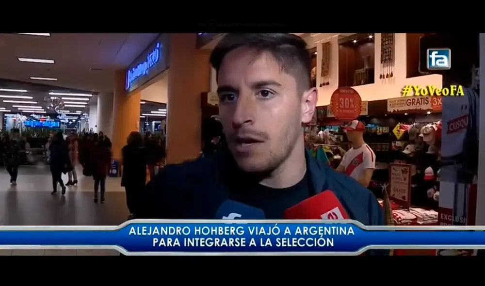Selección peruana: Alejandro Hohberg declaró antes de partir a Argentina para sumar al equipo. Foto Captura de video. Selección peruana: Alejandro Hohberg declaró antes de partir a Argentina para sumar al equipo. Foto Captura de video.