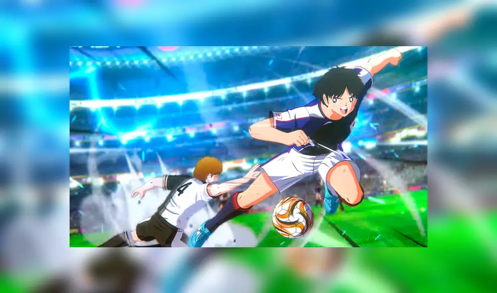 Tom Misaki muestra su habilidad con el balón en el tráiler de Captain Tsubasa: Rise of the New Champions.