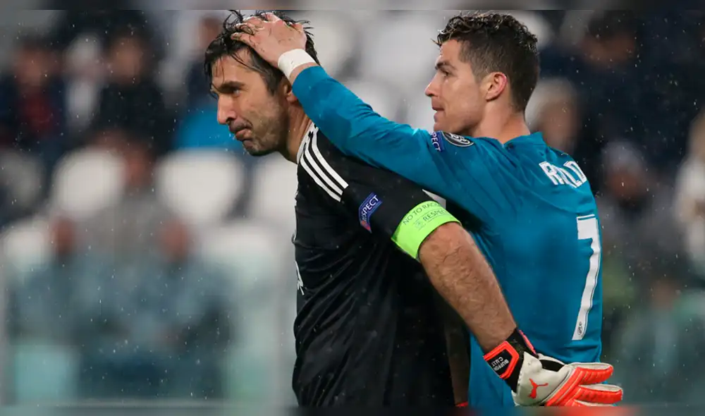 El gesto que nadie vio de Buffon a Ronaldo tras su gol de 'chalaca' [VIDEO]
