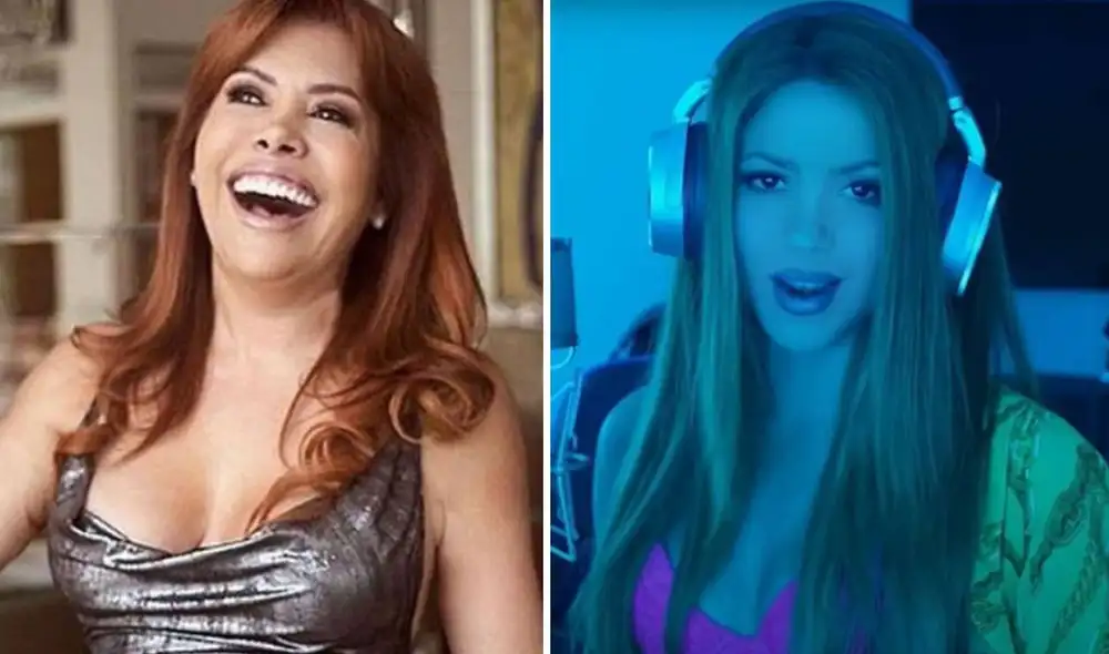 Magaly Medina hizo referencia a la nueva canción de Shakira para mandar indirecta a su competencia. Foto: Instagram/captura de YouTube Magaly Medina hizo referencia a la nueva canción de Shakira para mandar indirecta a su competencia. Foto: Instagram/captura de YouTube