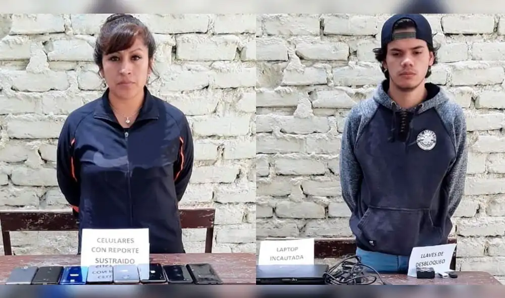 Detienen a extranjero por receptación y venta de celulares robados.