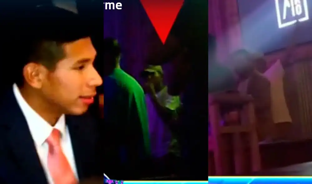 Edison Flores sale de juerga. Foto: captura/ATV