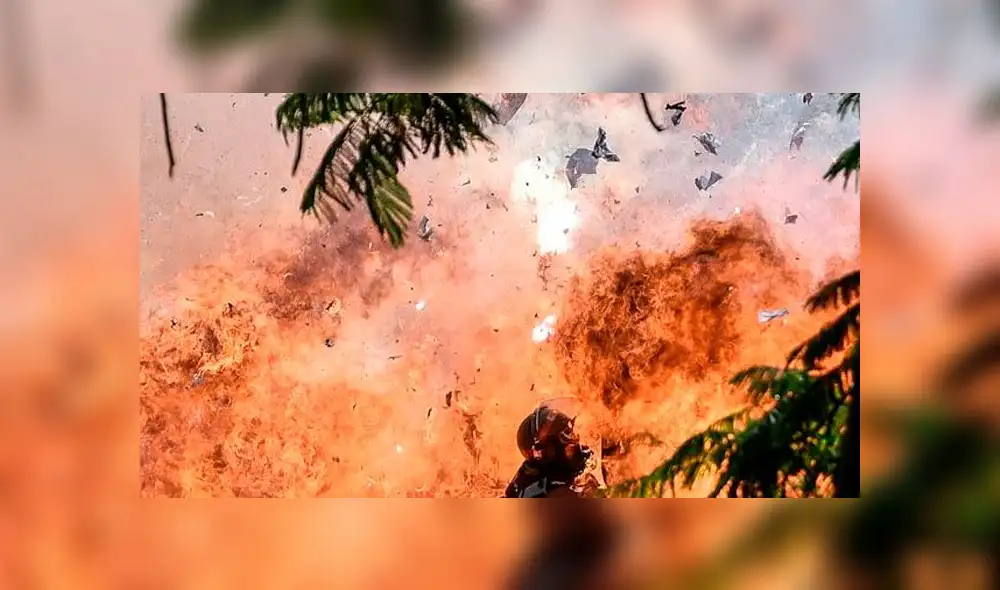 Incendio en Cagua, Venezuela. Foto: Difusión Incendio en Cagua, Venezuela. Foto: Difusión