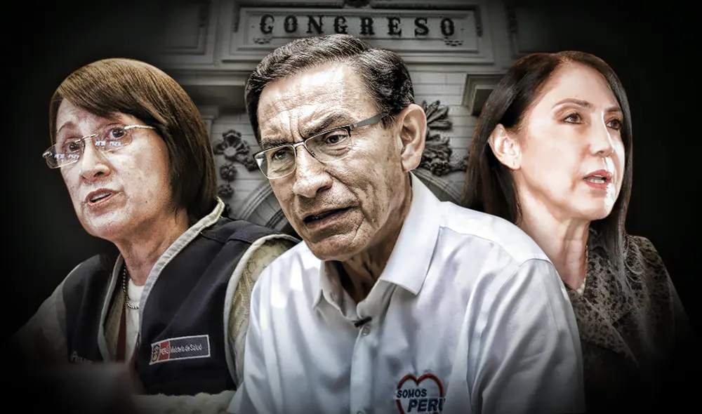 Martín Vizcarra, Pilar Mazzetti y Elizabeth Astete están incluido en la lista de las 470 que recibieron la vacuna china. Foto: composición Gerson Cardoso/La República