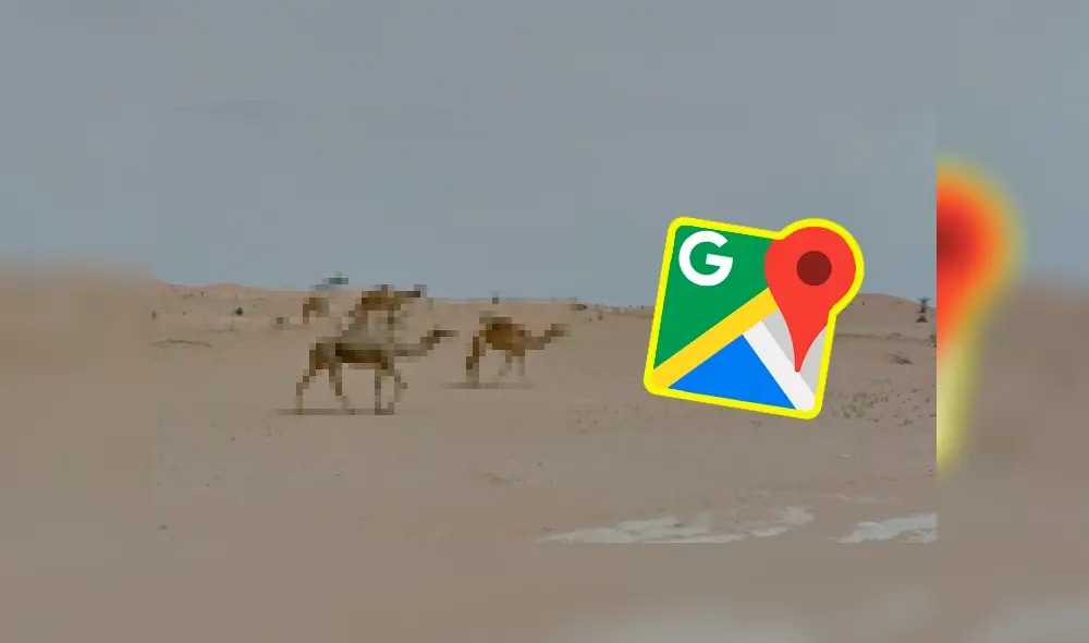 Desliza para ver las imágenes captadas por Google Maps cuando un joven realizaba un recorrido por el desierto.