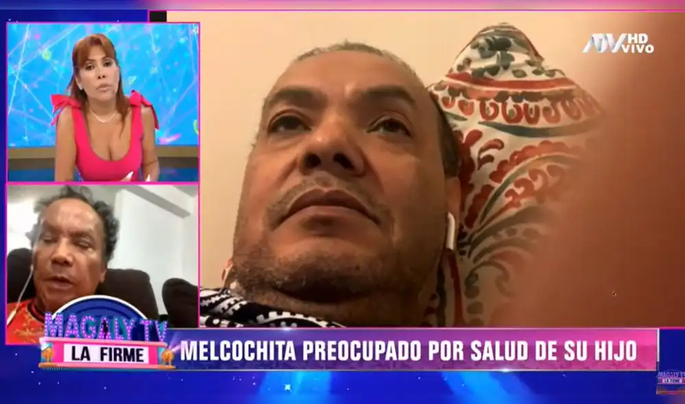 Melcochita deprimido porque su hijo tiene coronavirus