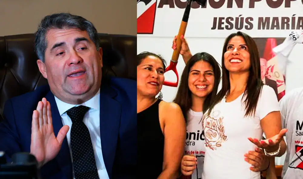 Mónica Saavedra niega tener relación con el alcalde de Jesús María, Jorge Quintana, pese a que los funcionarios de la comuna fueron mimebros de la mesa de partes en las elecciones internas de Acción Popular. Composición: La República. Mónica Saavedra niega tener relación con el alcalde de Jesús María, Jorge Quintana, pese a que los funcionarios de la comuna fueron mimebros de la mesa de partes en las elecciones internas de Acción Popular. Composición: La República.