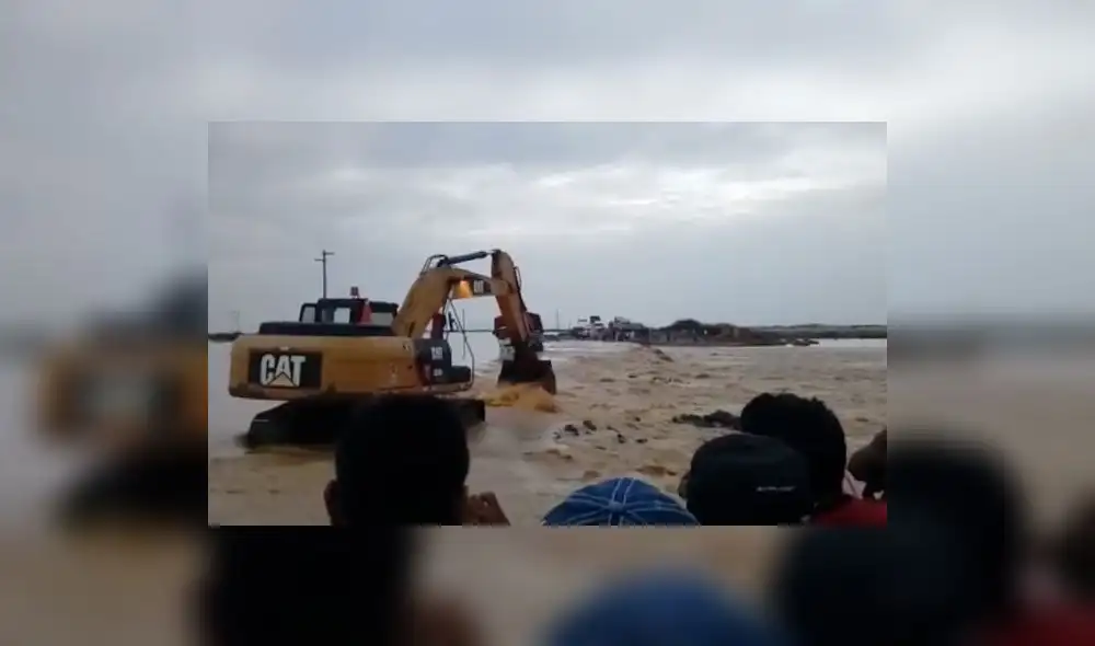 Huaicos en Perú: Panamericana Norte permanece interrumpida por desborde del río La Leche [VIDEOS]