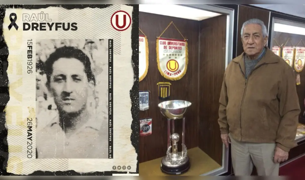 Universitario: falleció Raúl Dreyfus exarquero que campeonó al lado de Lolo Fernández. Universitario: falleció Raúl Dreyfus exarquero que campeonó al lado de Lolo Fernández.