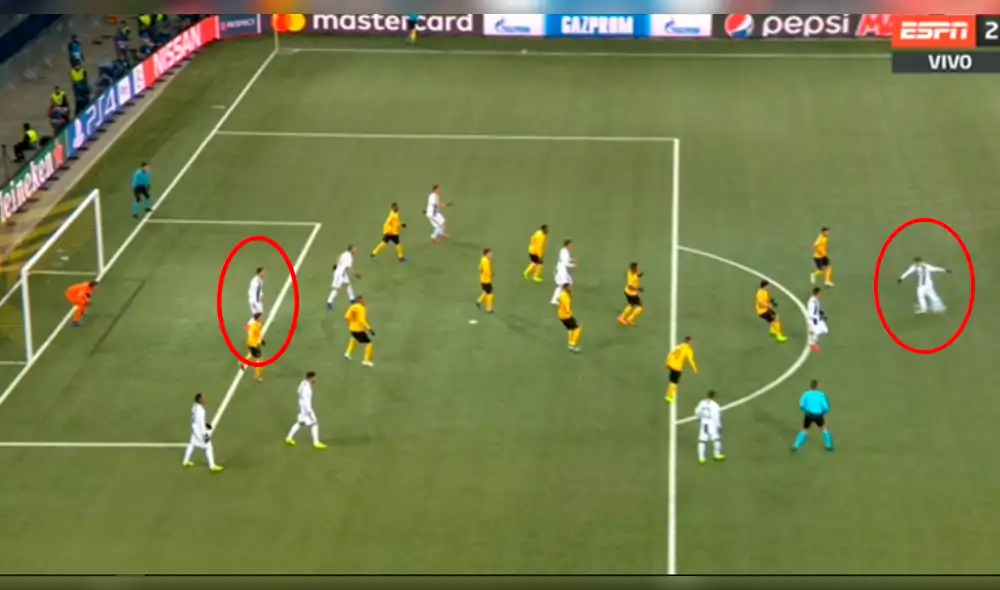 Juventus vs Young Boys: Cristiano Ronaldo arruinó golazo hecho por Dybala [VIDEO]