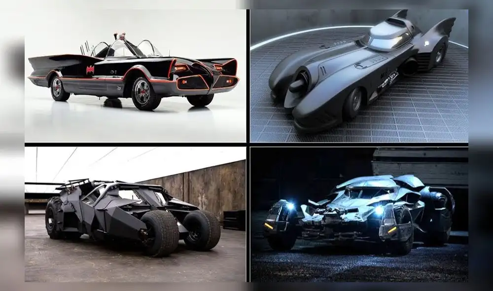 El batimóvil es uno de los autos más emblemáticos de los cómics,