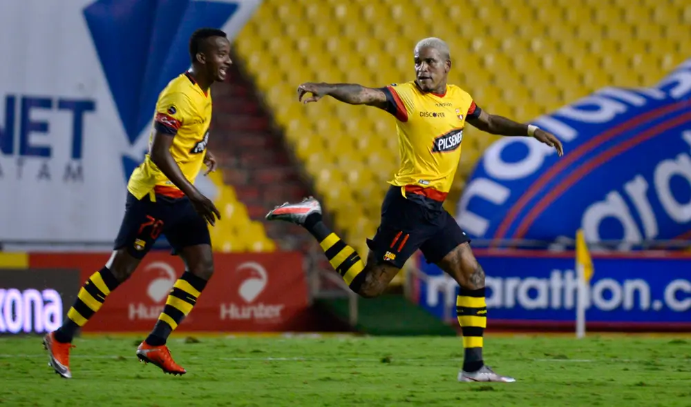 Barcelona SC venció 4-2 a Aucas por la fecha 19 de la LigaPro de Ecuador. | Foto: @marcadorec Barcelona SC venció 4-2 a Aucas por la fecha 19 de la LigaPro de Ecuador. | Foto: @marcadorec