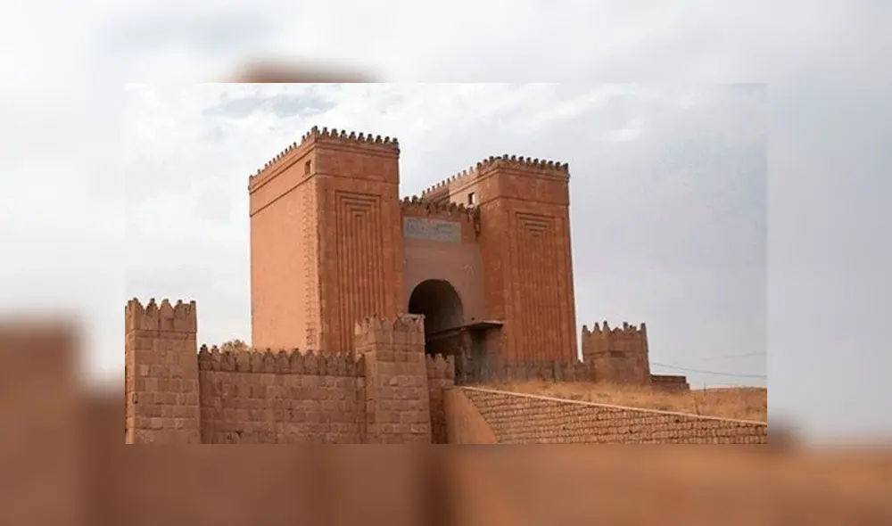 Puerta de Mashqi, destruida por el Estado Islámico, era considerada un patrimonio cultural de Medio Oriente. Foto: Difusión