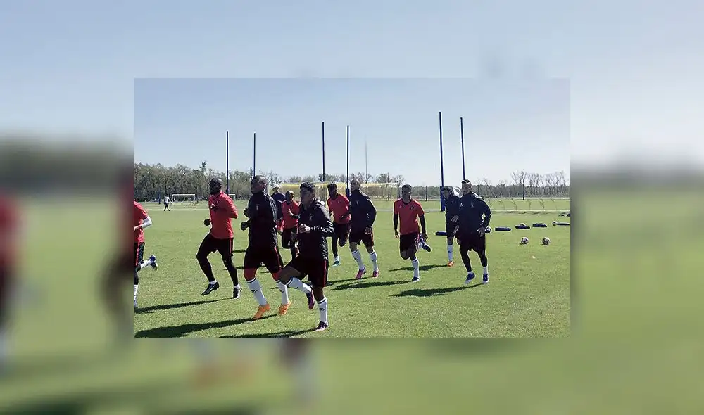 Melgar entrenó en Argentina y quedó listo