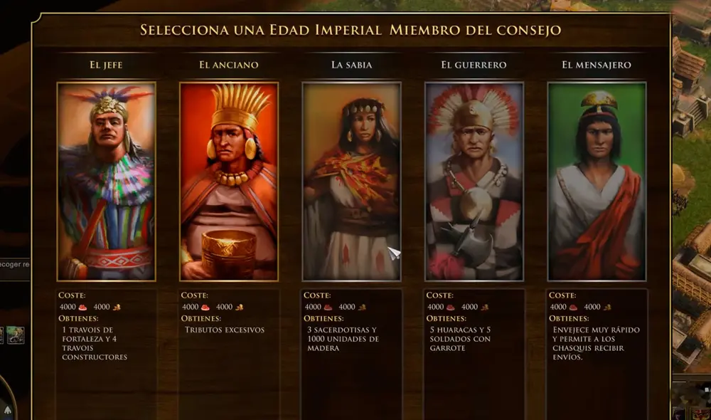 La civilización de los Andes tiene 'Chasquis', 'Tambos', 'Huaracas', 'corredores Chimú' y algunos de sus soldados pierden salud con el tiempo. Foto: Tantalus/YouTube La civilización de los Andes tiene 'Chasquis', 'Tambos', 'Huaracas', 'corredores Chimú' y algunos de sus soldados pierden salud con el tiempo. Foto: Tantalus/YouTube