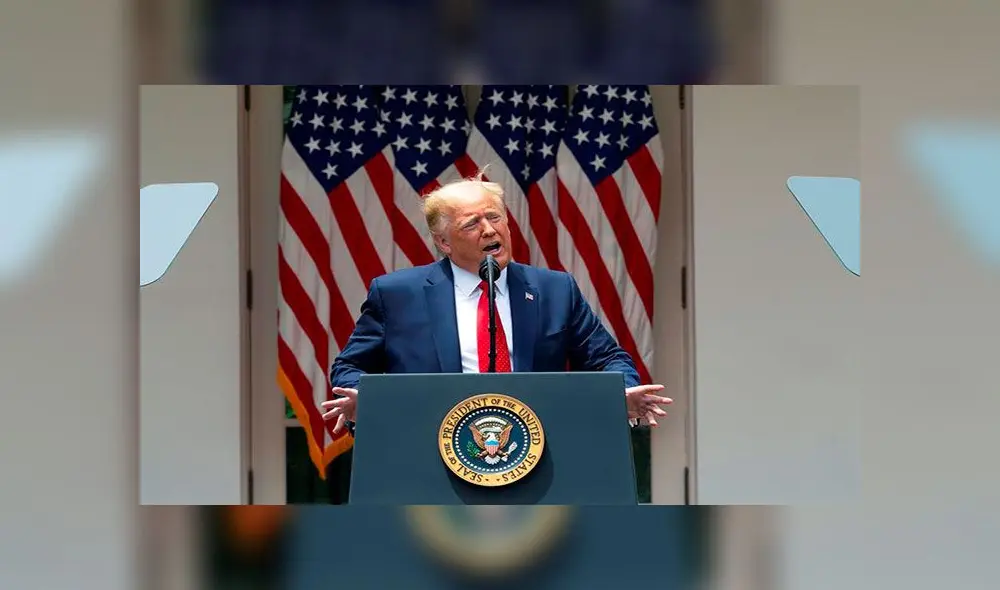 “Estos estándares (para el comportamiento de los policías) serán tan altos y fuertes como sea posible en la Tierra”, dijo Trump. Foto: EFE