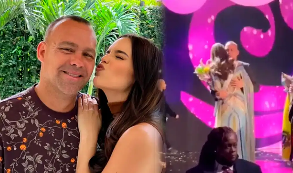 Amanda Dudamel quedó en segundo lugar en el Miss Universo 2022. Foto: composición LR/ difusión/ Twitter/ Venezuela informa hoy.