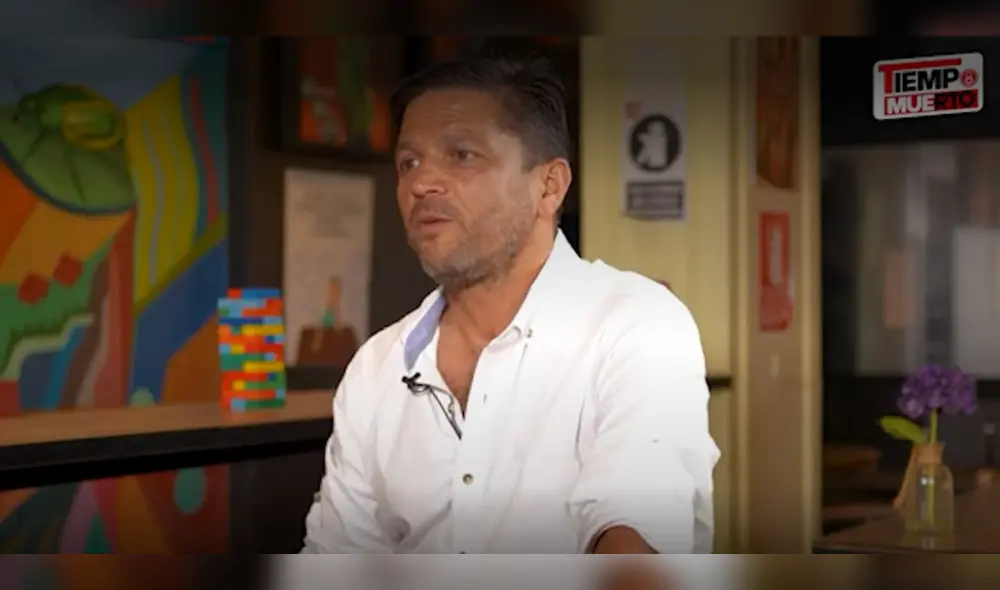 Pedro García en el programa 'Tiempo Muerto' conducido por el 'Flaco' Granda. Foto: captura Youtube