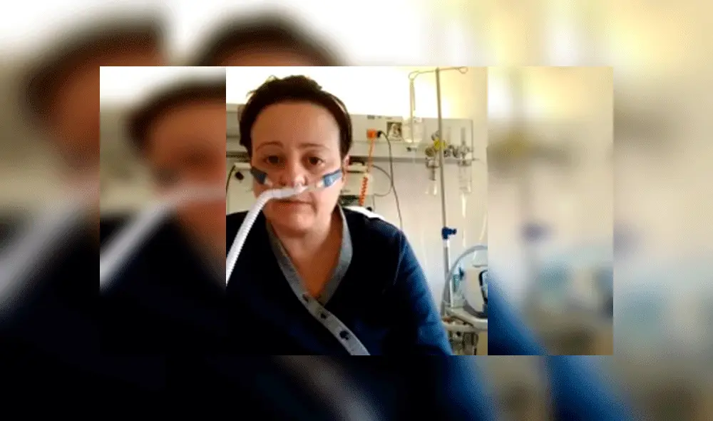 “Gozaba de buena salud. Ahora me encuentro luchando con la muerte", señala Daniela. Fuente: captura de pantalla.