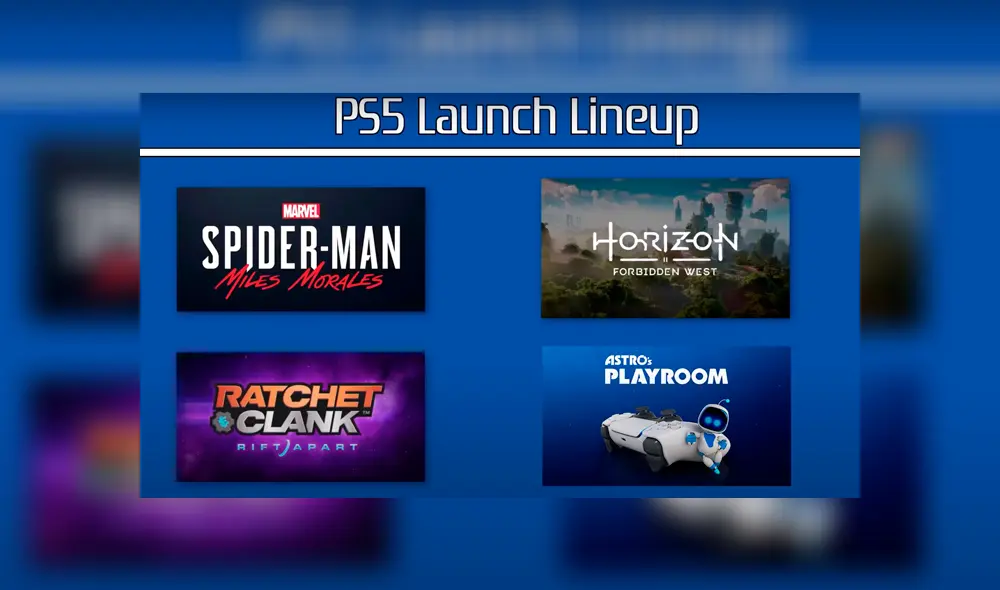 Algunos de los juegos exclusivos de PS5 no llegarían con la consola a fines de año.