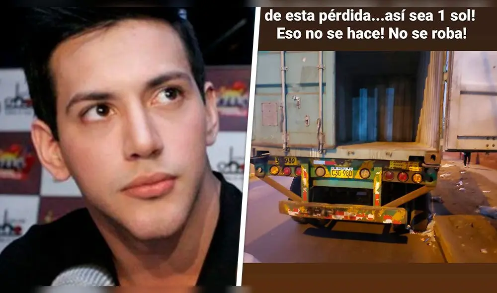 El cantante sufrió el asalto de sus mascarillas KN95 y otros productos de bioseguridad. Foto: composición