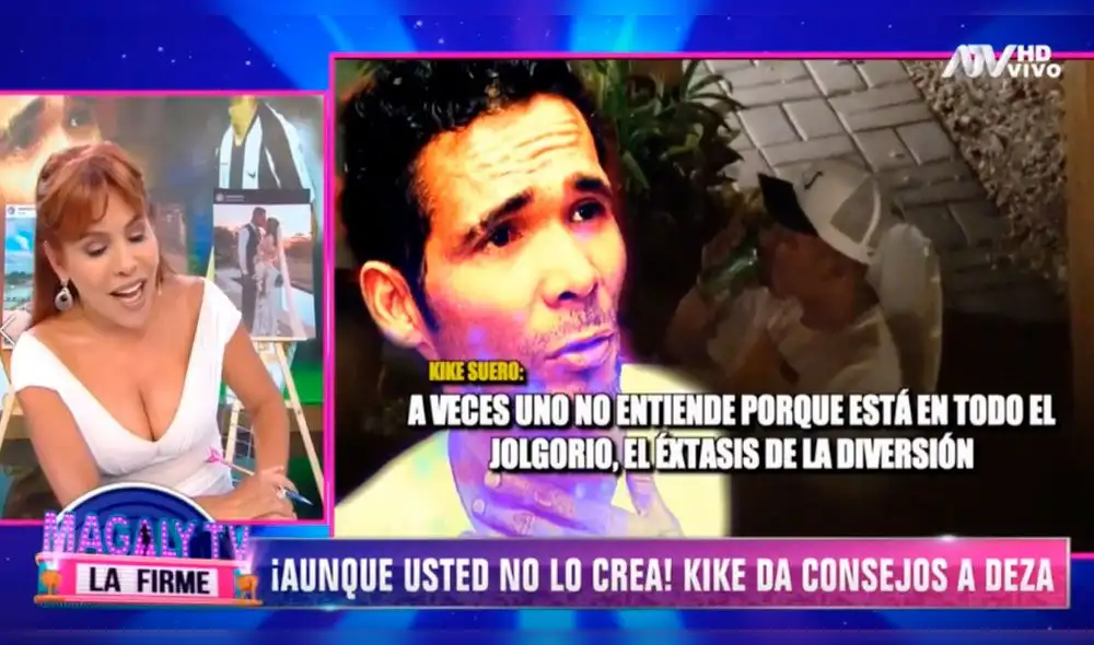 Magaly Medina arremete contra Kike Suero Foto: captura Magaly Medina arremete contra Kike Suero Foto: captura