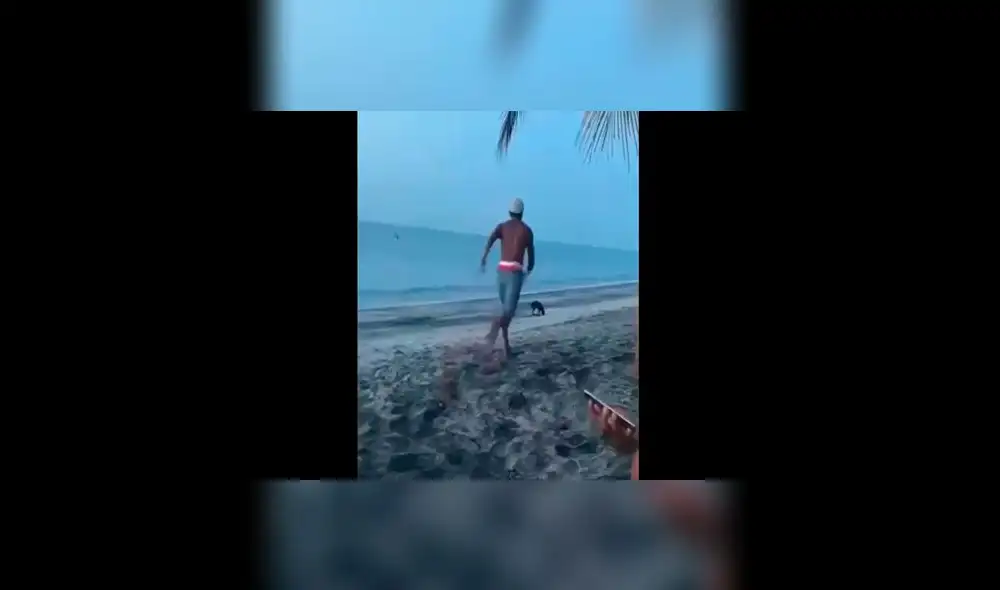 Karma en YouTube: sujeto intenta patear a un perro pero todo le sale mal