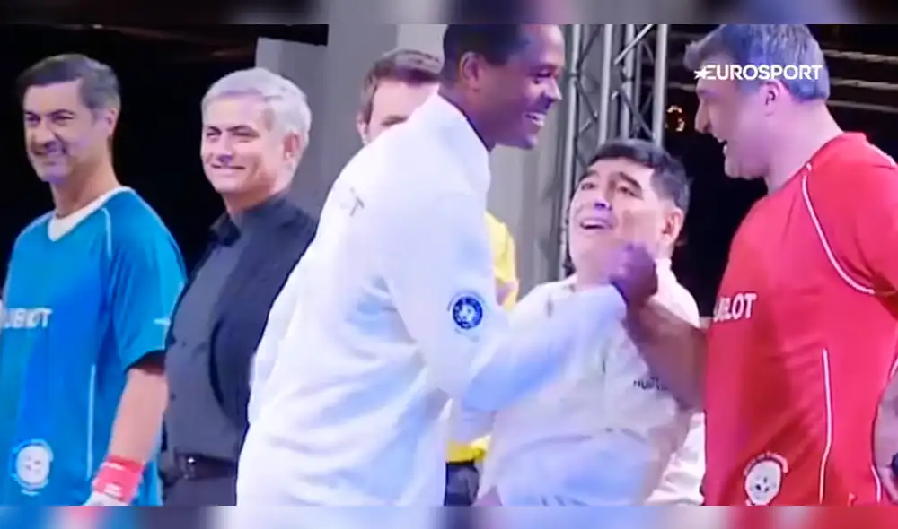Youtube Viral: El gracioso gesto de Maradona tras desplante de Patrick Kluivert [VIDEO]