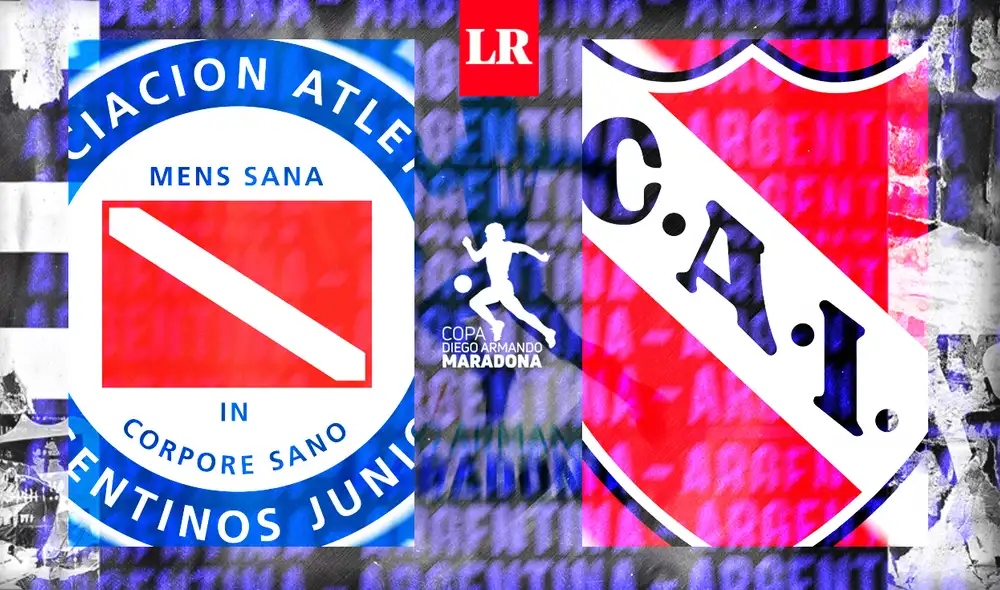 Argentinos Juniors enfrenta a Independiente por la Copa Diego Armando Maradona. Foto: Composición Gerson Cardoso/La República