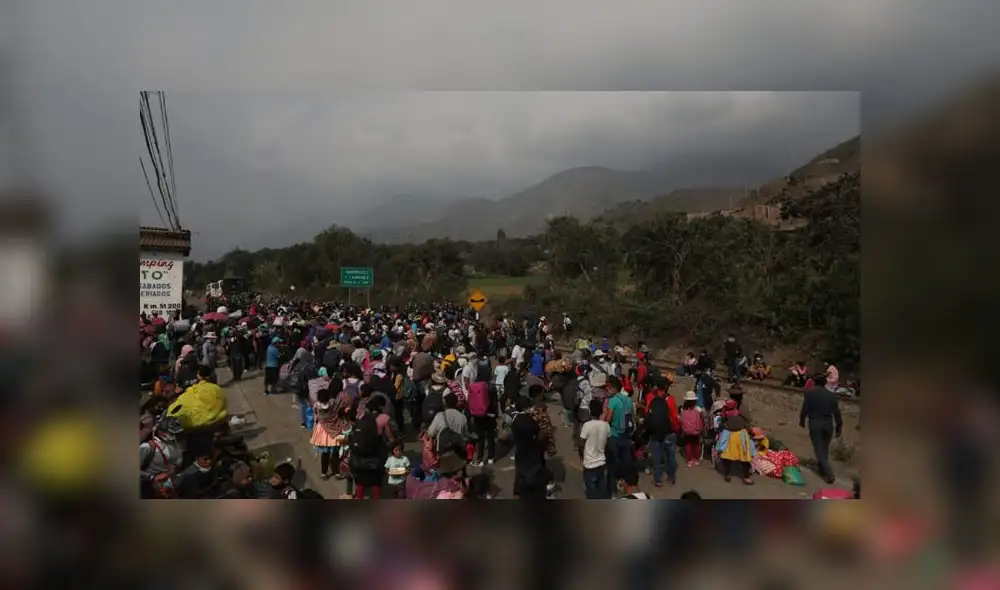 Viceministro de Gobernanza Territorial indicó que realizarán el traslado de las personas con el apoyo de las autoridades regionales. (Foto: Aldair Mejía / La República)