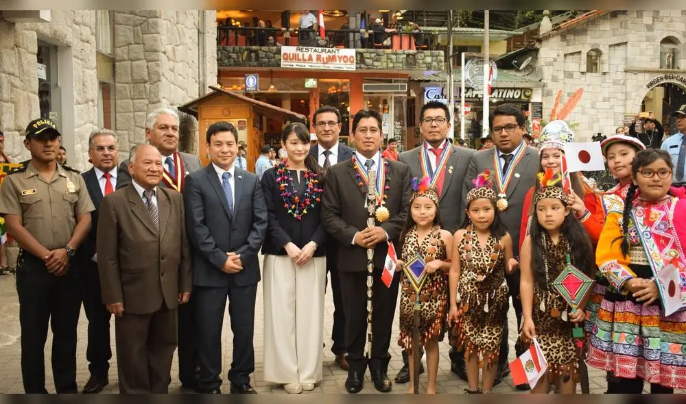 La princesa Mako visitó el Cusco y celebró los 120 años de la inmigración japonesa al Perú. Foto. MPC
