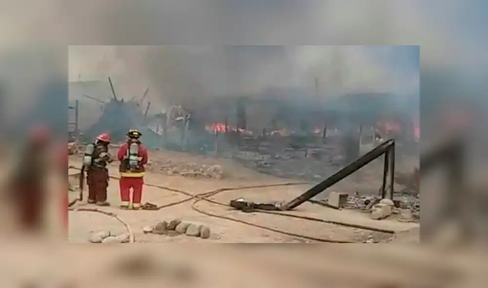 Callao: reportan incendio en asentamiento humano Tiwinza 