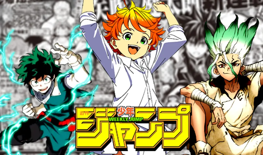 Weekly Shonen Jump - Ranking Semanal de Popularidad (Composición: Editorial Shueisha)