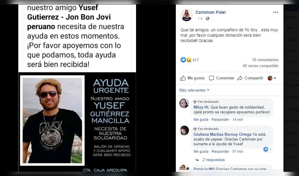 Yo soy: imitador de Jon Bon Jovi necesita un balón de oxígeno para salvar su vida Yo soy: imitador de Jon Bon Jovi necesita un balón de oxígeno para salvar su vida