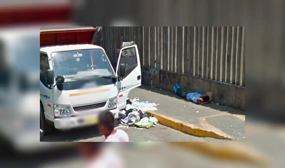 Google Maps: cámaras captan a peruano protegiéndose de insólita forna de los rayos del sol [FOTOS]