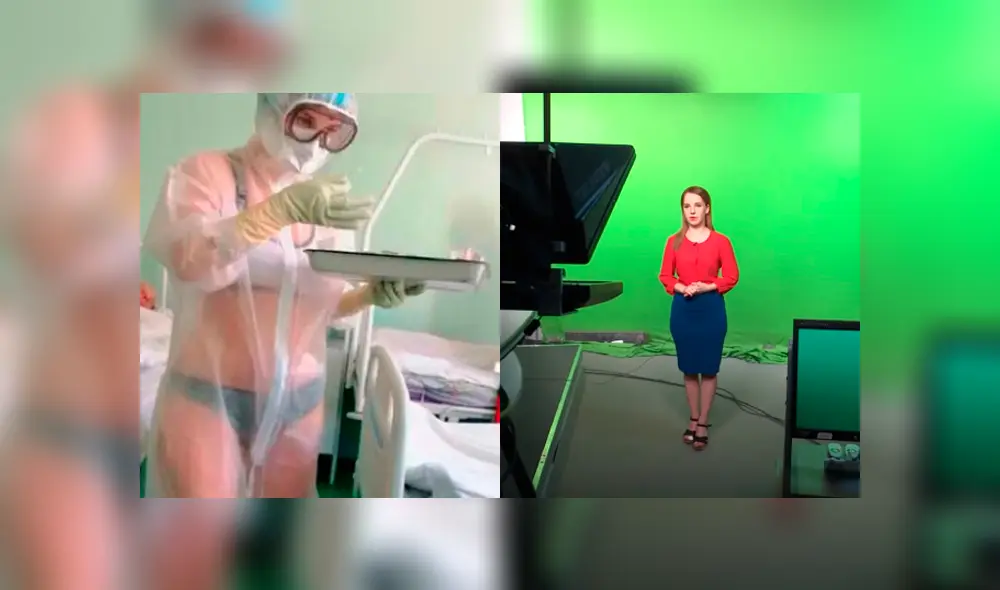 Zhúkova ha logrado acaparar todos los flashes desde que salió con una bata de protección transparente. (Foto: Nius)