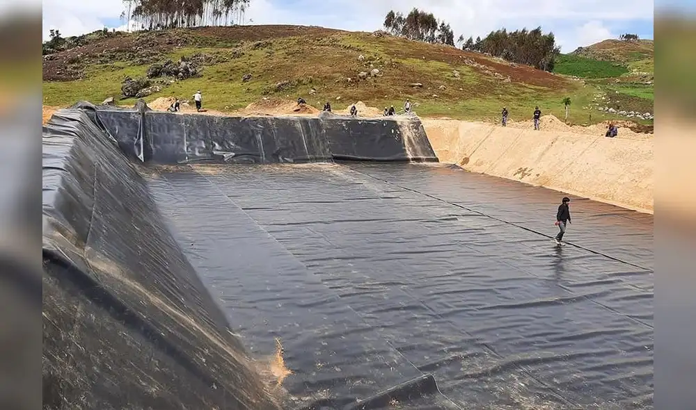 Obra importante en el Ande