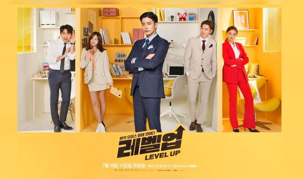 El último dorama de Sung Hoon es Level Up (MBN/UMAX, 2019). Crédito: HanCinema