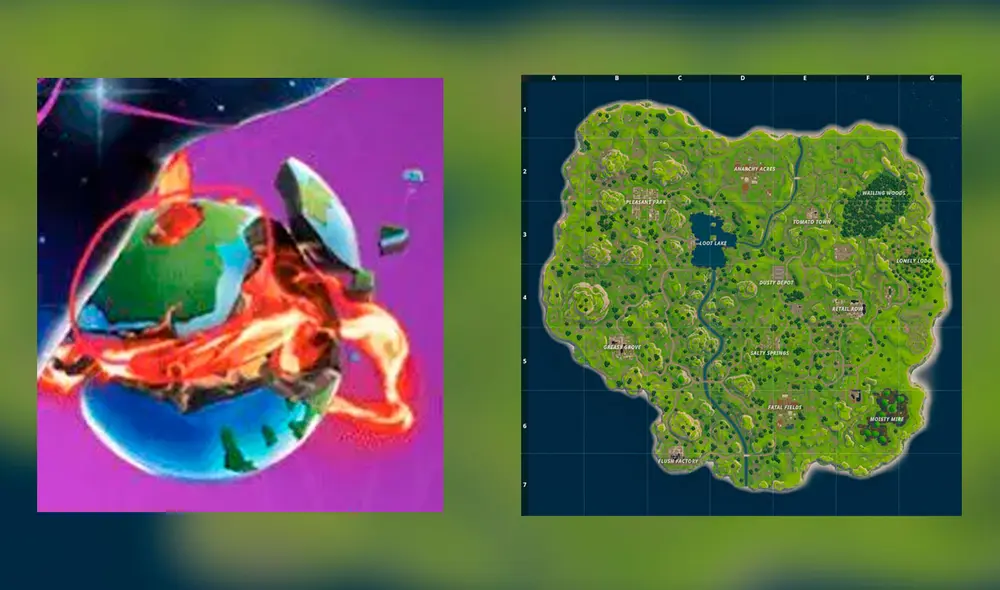 Los creadores de Fortnite podrían estar soltando pistas que sugieren el regreso del primer mapa, aquel con el que debutó el videojuego en 2017. Foto: Areajugones, composición