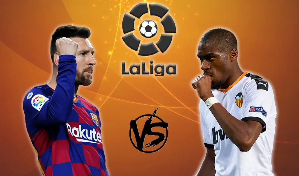 Barcelona vs Valencia EN VIVO con Lionel Messi por La Liga Santander. Foto: Composición Barcelona vs Valencia EN VIVO con Lionel Messi por La Liga Santander. Foto: Composición
